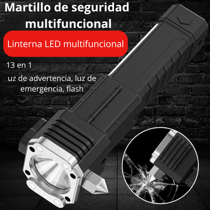 Linterna portátil multifuncional ultrabrillante 8 en 1