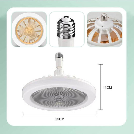 Ventilador de techo con aromaterapia y luz a control remoto